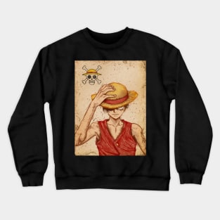 Luffy Scroll Crewneck Sweatshirt